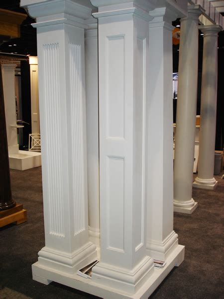 Square Fiberglass Porch Columns | Curb Appeal Products