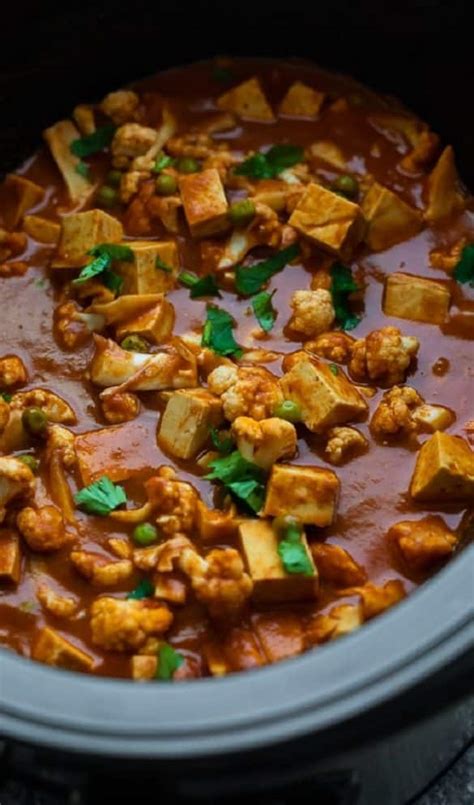 Crock Pot Vegan Tikka Masala Recipe My Edible Food