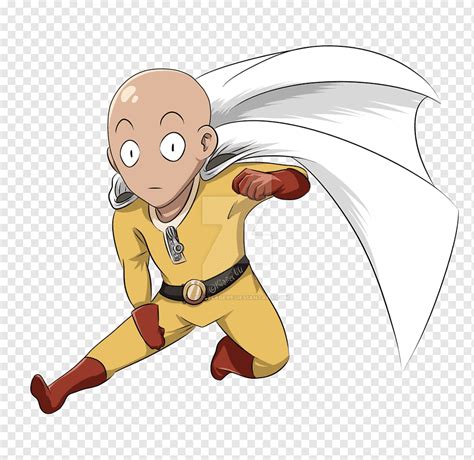 Saitama Chibi One Punch Man Seni Manga Chibi Mamalia Anak Tangan Png Pngwing