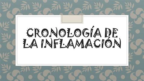 Cronología de la Inflamación Ariane Paucar uDocz