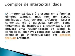 Intertextualidade PPT