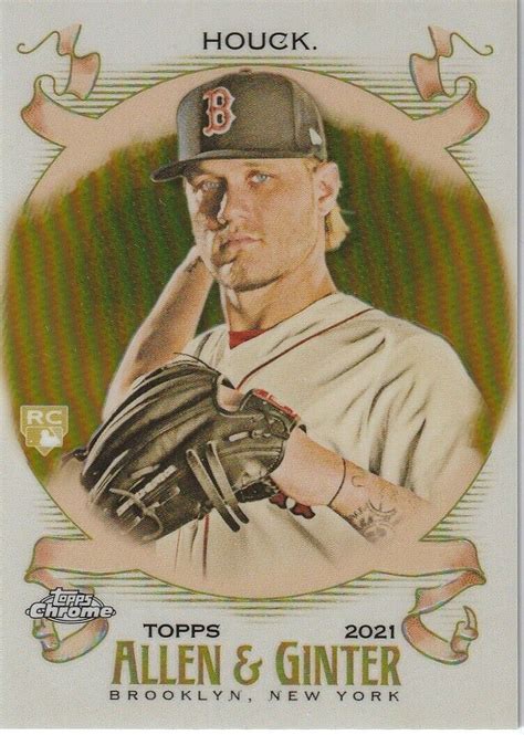 2021 Topps Chrome Allen Ginter Baseball Gold Rookie Refractor Tanner