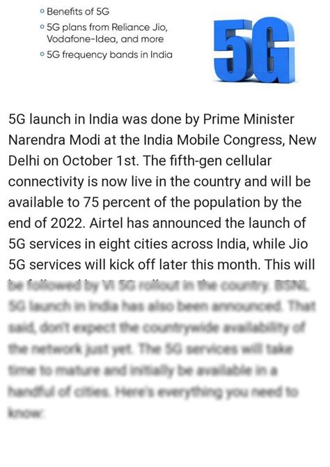 Solution 5g Launched In India Airtel Jio Vi And Bsnl 5g Rollout Plans