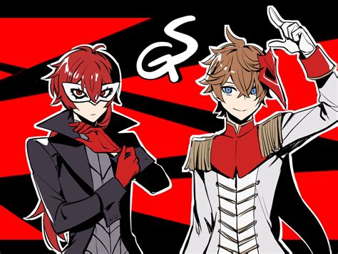 Tartaglia Amamiya Ren Diluc And Akechi Gorou Genshin Impact And 2