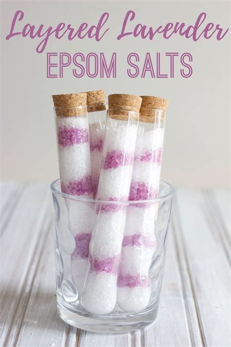 How To Make Diy Layered Lavender Epsom Salts Nikkis Plate Diy Bath