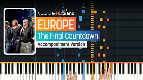 The Final Countdown By Europe Piano Tutorial Hdpiano