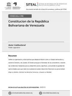 Constitucion De La Rep Blica Bolivariana De Venezuela Constitucion De