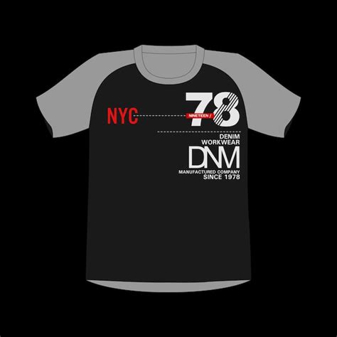 Premium Vector Nyc Denim Typography Tshirt And Apparel Design