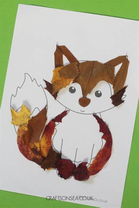 Easy Leaf Fox Craft in 2022 | Fox crafts, Crafts, Animal crafts