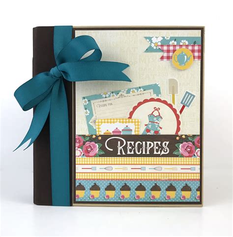 Recipe Album Kit Scrapbook Scrapbook Album Kits Recipe Album