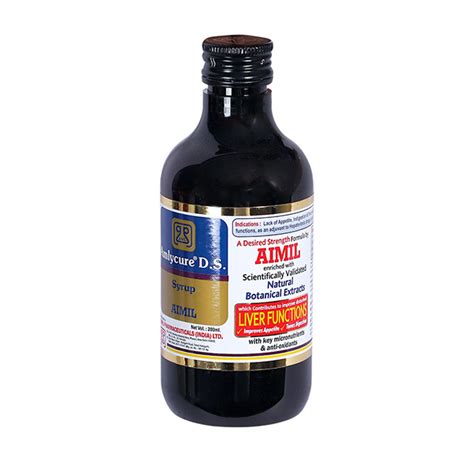 Buy Aimil Amlycure D S Syrup 200 Ml Online At Discounted Price Netmeds