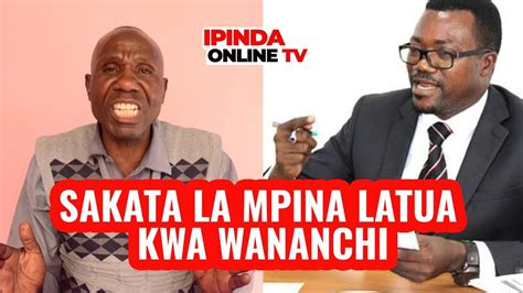 Sakata La Mpina Lazidi Kushika Kasi Latua Mikononi Mwa Wananchi Youtube