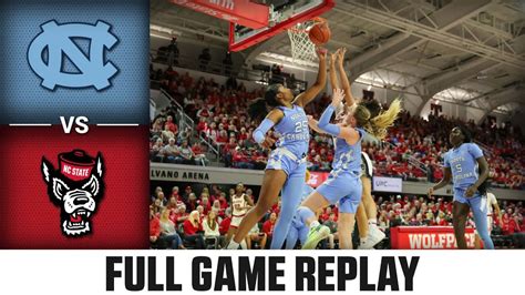 North Carolina Vs NC State Full Game Replay 2023 24 ACC Womens