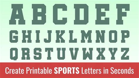 Printable Jersey Letters Free Alphabet Font And Letter Templates