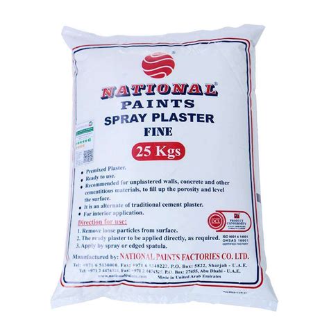 National Spray Plaster Fine 25Kg