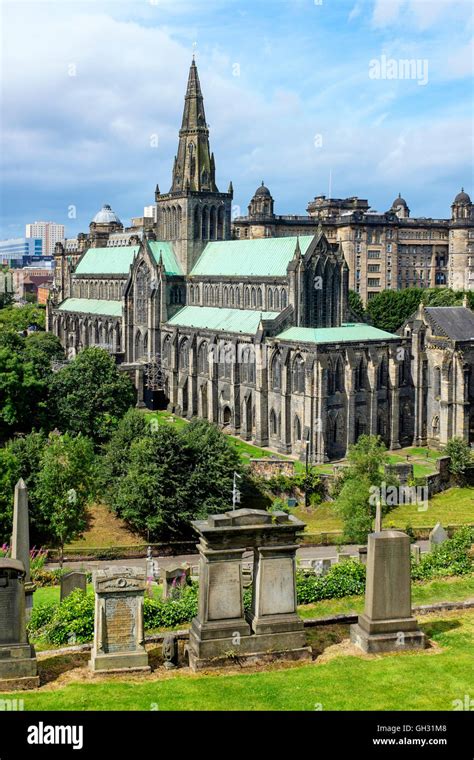 Glasgow Cathedral Glasgow Scotland Uk Stock Photo Alamy