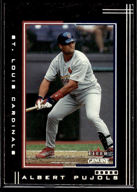 2002 Fleer Genuine 12 Albert Pujols For Sale Online EBay