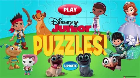 Disney Junior Puzzles Disney Jr Games Part 1 YouTube