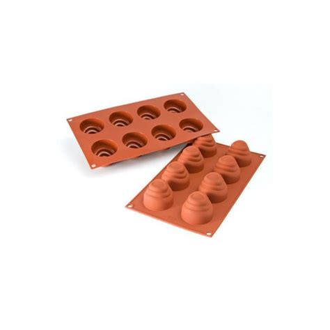 Moule 8 dômes spirales en silicone Cuisineaddict Achat Vente