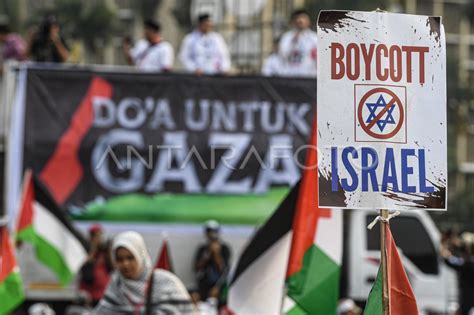 Aksi Bela Palestina Di Jakarta ANTARA Foto