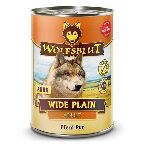 Wide Plain Nassfutter Pferd für Allergiker 6 x 395 g WOLFSBLUT