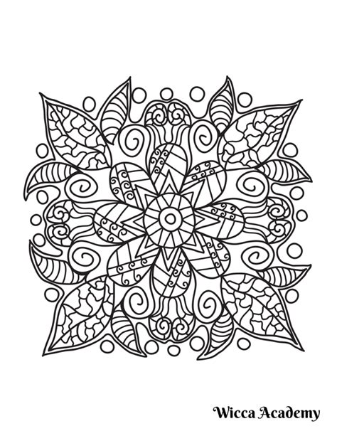 Coloring Pages Wicca Academy