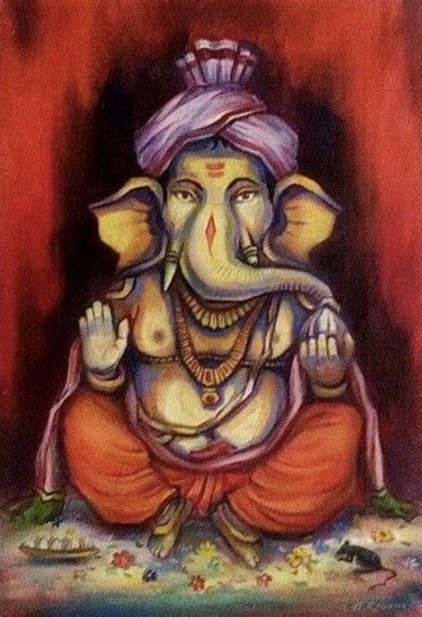 Pin By Suresh Dhawan On Ganesha Ganesh Art Paintings Ganesha