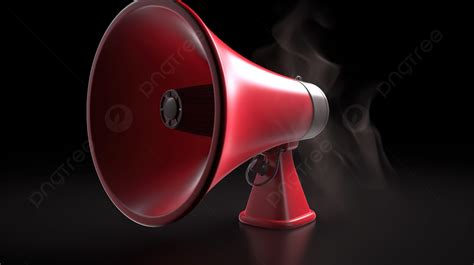 Speech Bubble Alongside A 3d Rendered Megaphone Background Megaphone 3d Speaker 3d Megaphone