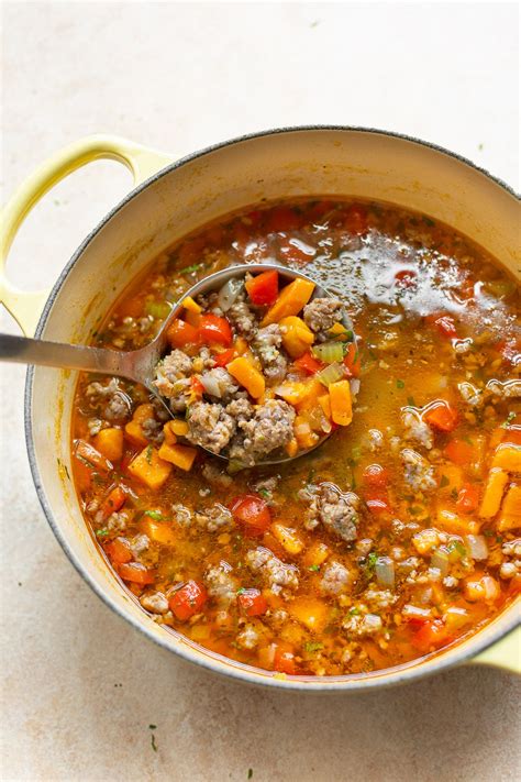 Sausage And Sweet Potato Soup Salt Lavender