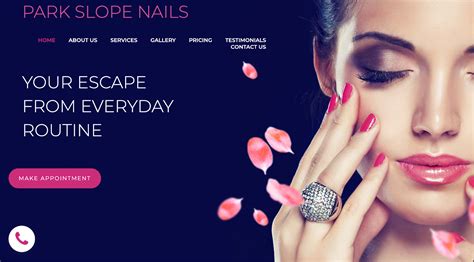 25 Nail Salon Website Designs We Love [+ How To Make Your Own]