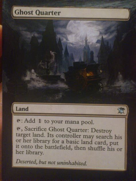 Mtg Ghost Quarter 2 Altered Art By Derk Di On Deviantart