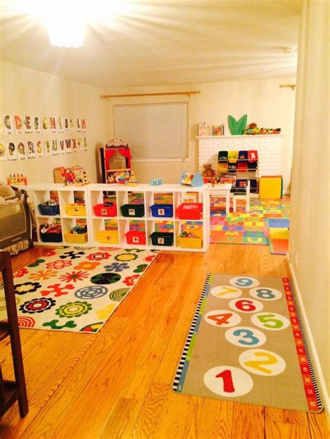 Pin By Sarah Zimmermann On Play Room Ideas Home Daycare Daycare Room Design Daycare Design