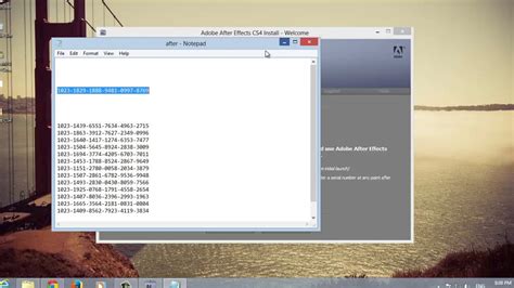 Adobe After Effects Cs6 Serial Number