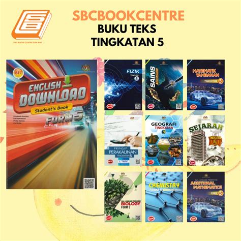 Sbcb Buku Teks Tingkatan Text Book Form Kssm Shopee