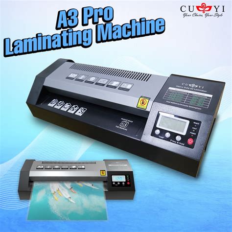Cuyi A A Size Laminator Hot Cold Reverse Function V Heavy Duty Laminating Machine Shopee
