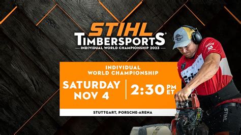 STIHL TIMBERSPORTS 2023 Individual World Championship YouTube