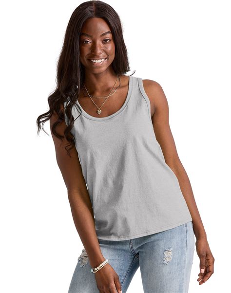 Hanes Essentials Tank Womens Cotton Sleeveless Tee Sizes Xs 2xl