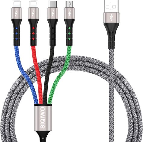 Sdbaux Retractable Multi Usb Charging Cable A In Fast Charger