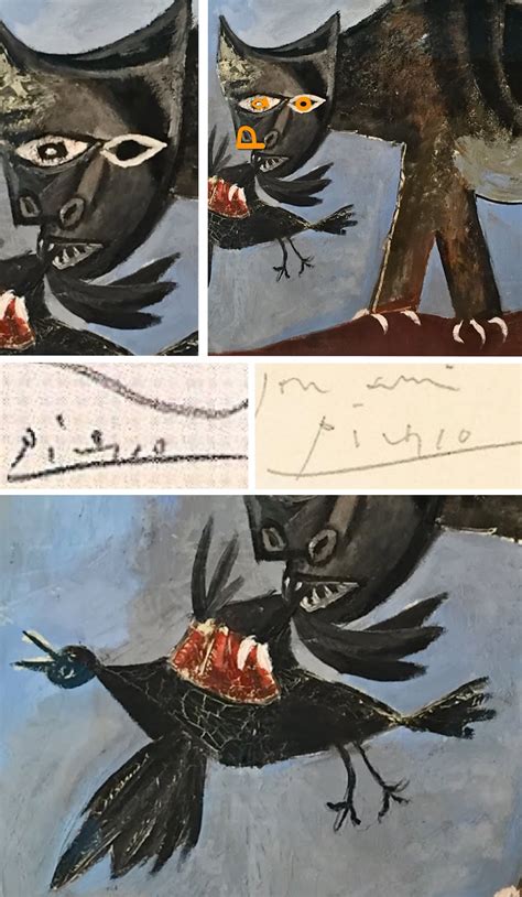 Picassos Cat Catching A Bird 1939 Epph Arts Masterpieces Explained