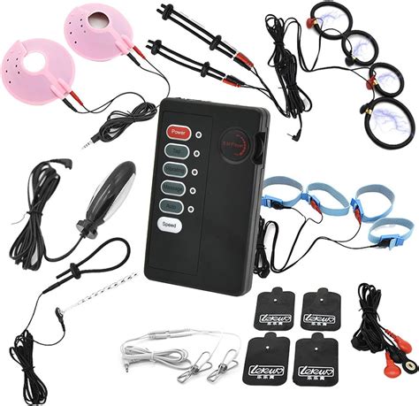 Estim Sex Reizstromger T Set Nippelklemmen Anal Vaginal Plug