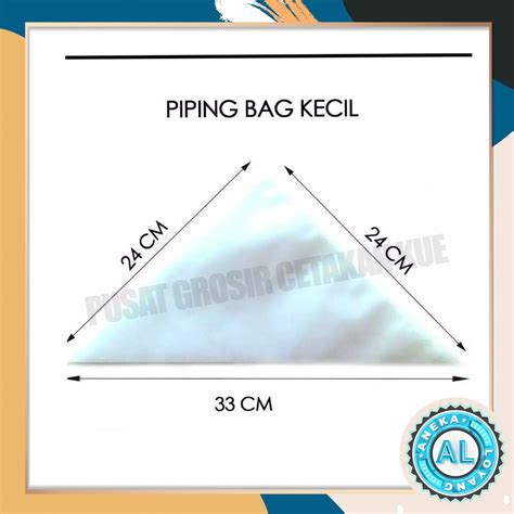 Jual Plastik Spuit Plastik Piping Bag Plastik Segitiga Ukuran Kecil