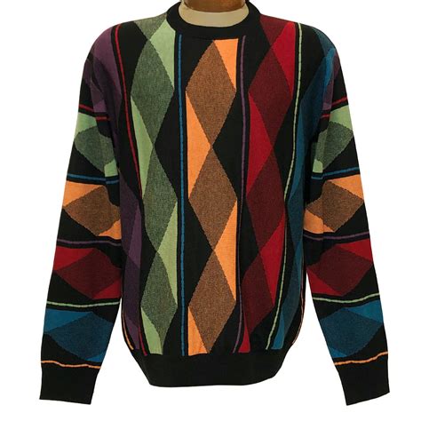 Mens Fx Fusion Classic Novelty Crew Neck Sweater 1179 Multi Xxl