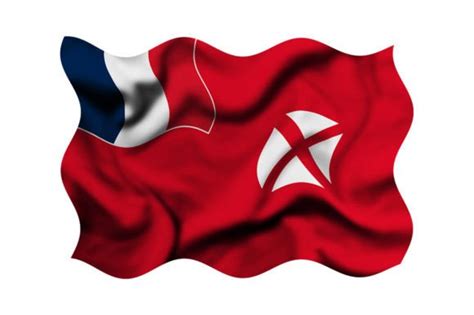 Waving Flag Of Wallis And Futuna Graphic By Creative Canvas Creative