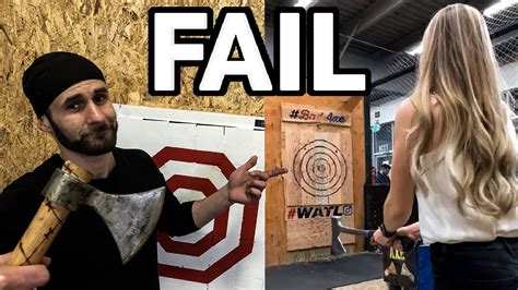 World Champion Reacts To VIRAL Axe Throwing FAIL YouTube