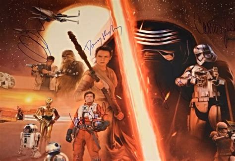 Star Wars Cast Signed Poster