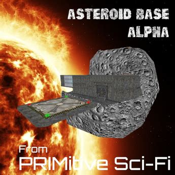 Second Life Marketplace - PRIMitive Sci-fi - Asteroid Base Alpha