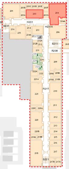 111422 13123 Pacific Hall Rooms 203 And 204 Minor Interior Work