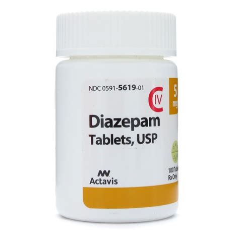 Diazepam C Iv 5mg 100 Tabletsbottle Mcguff Medical Products