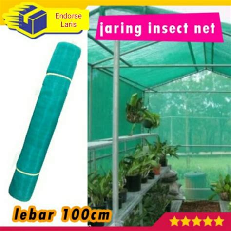 Jual Jaring Insect Net Atap Jaring Tanaman Hijau Meter Screen Green