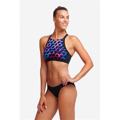 Funkita Hi Light Swim Strapping Bikini Top Multicolor Swiminn